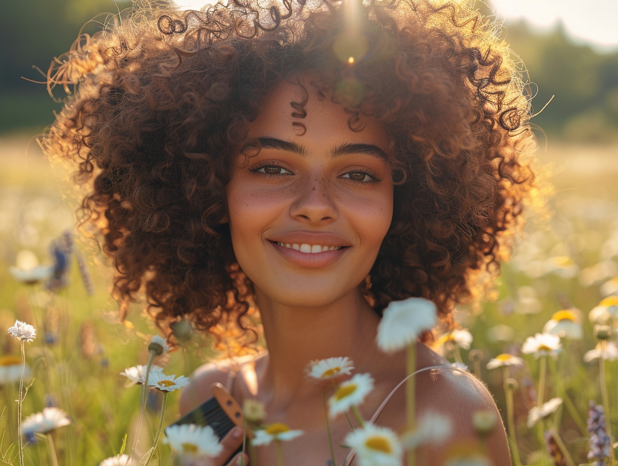 cheveux mousseux