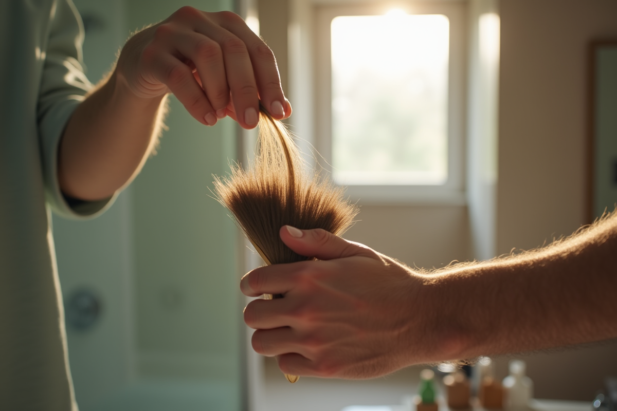 cheveux  lavage