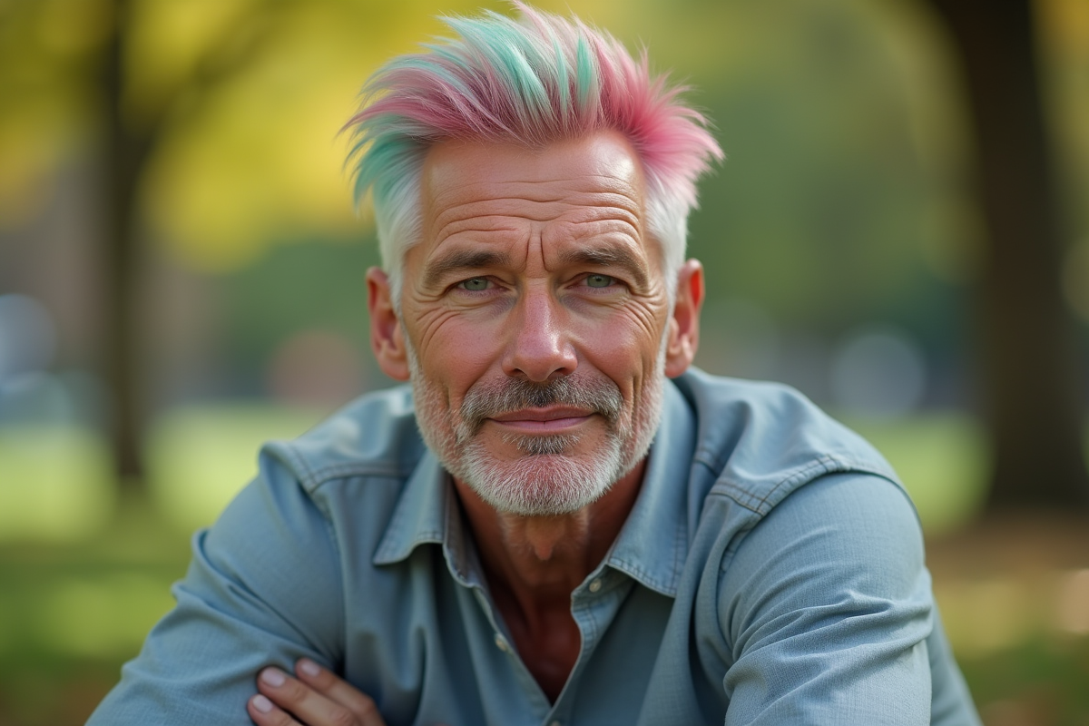 cheveux masculins