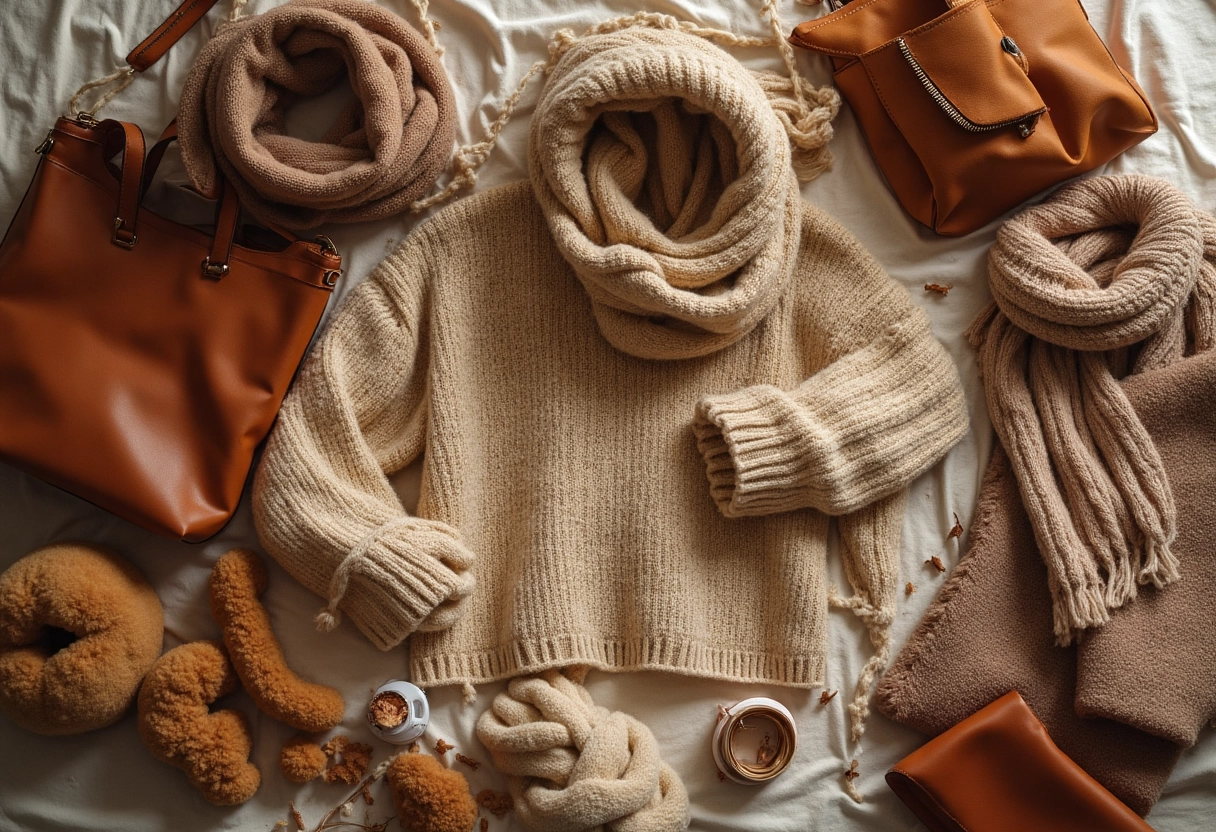 marron vêtements